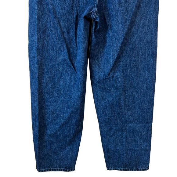 High Rise 90s Style Madewell Balloon Jeans - Dark Blue Denim - Picture 13 of 14